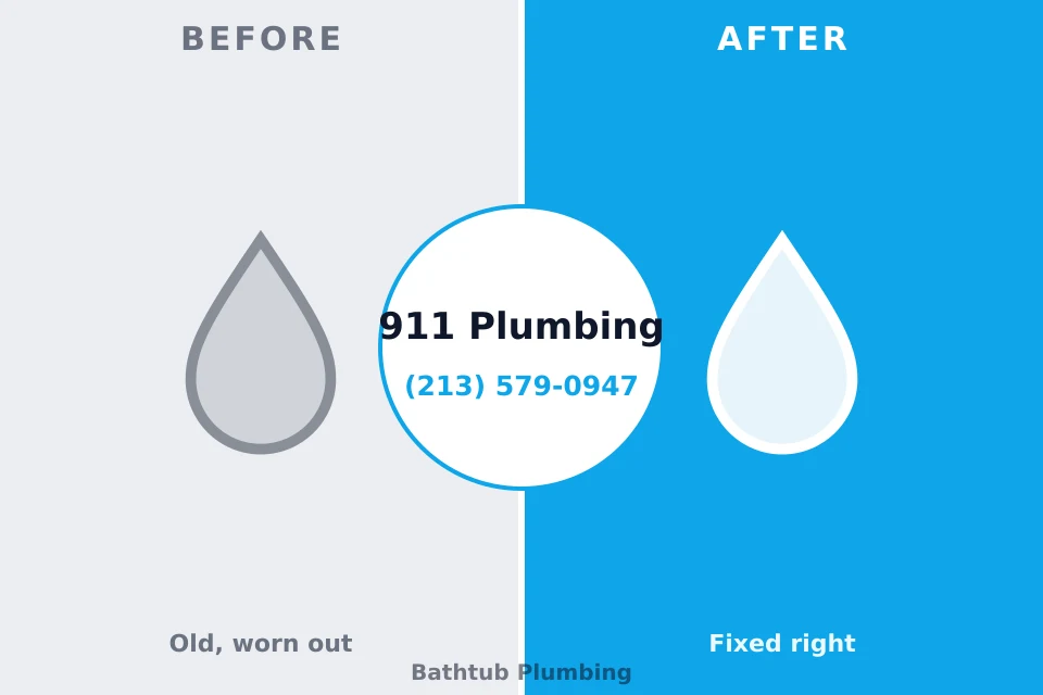 Before and after: plumbing repair Ipswich, SD